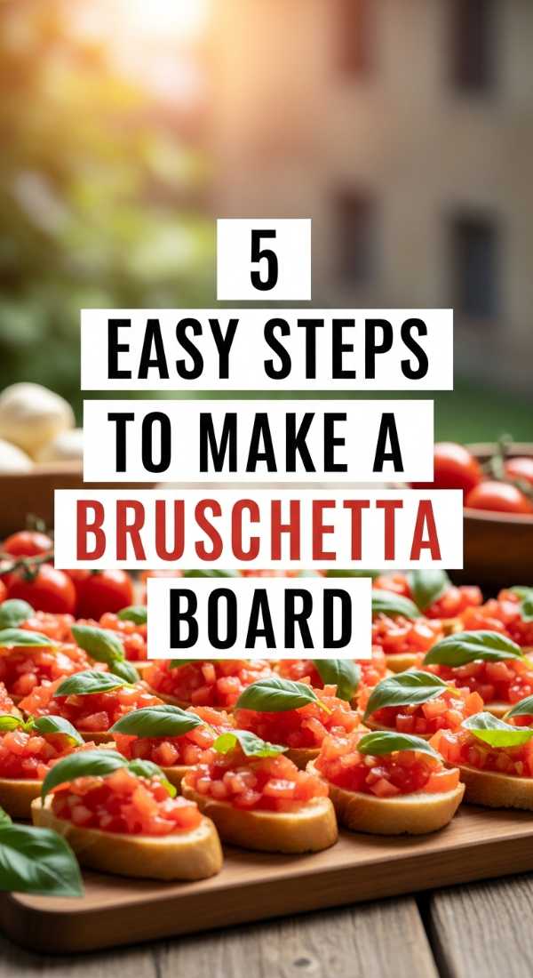 5 Easy Steps To Make A Bruschetta Board 6a021b180d4f7