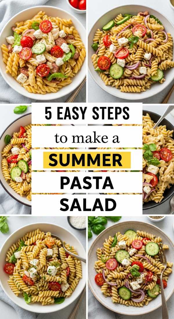 5 Easy Steps To Make A Summer Pasta Salad 6a07026274a19