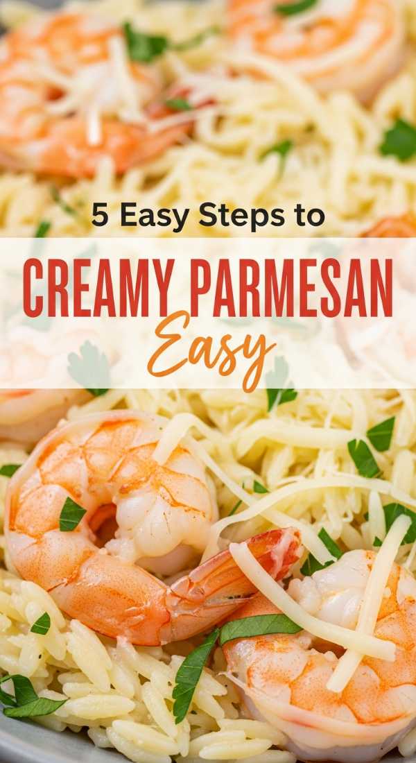 5 Easy Steps To Make Creamy Parmesan Shrimp Orzo 69f721fc06e33