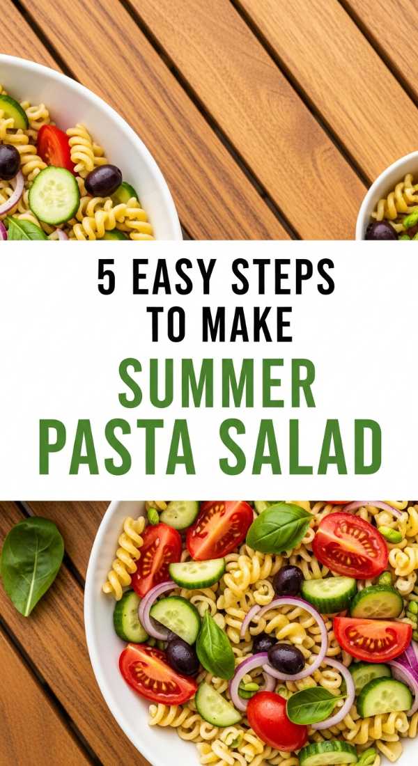 5 Easy Steps To Make Summer Pasta Salad 6a06cbd9e15ce
