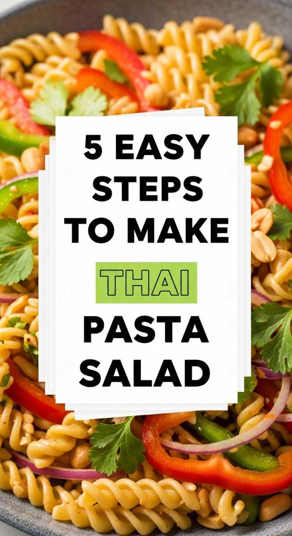 5 Easy Steps To Make Thai Pasta Salad 6a1096463b337