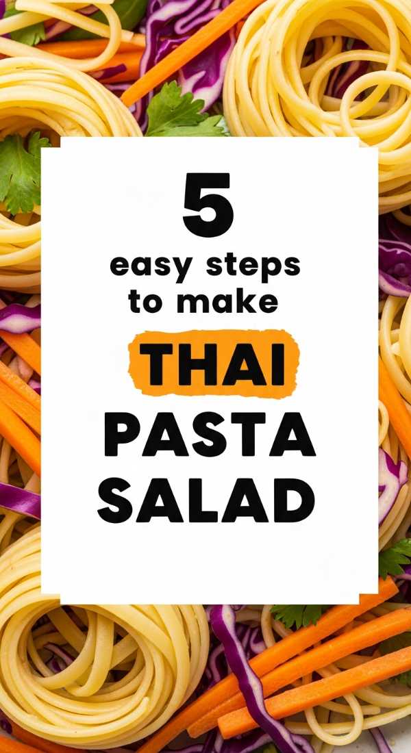 5 Easy Steps To Make Thai Pasta Salad 6a144219520a9