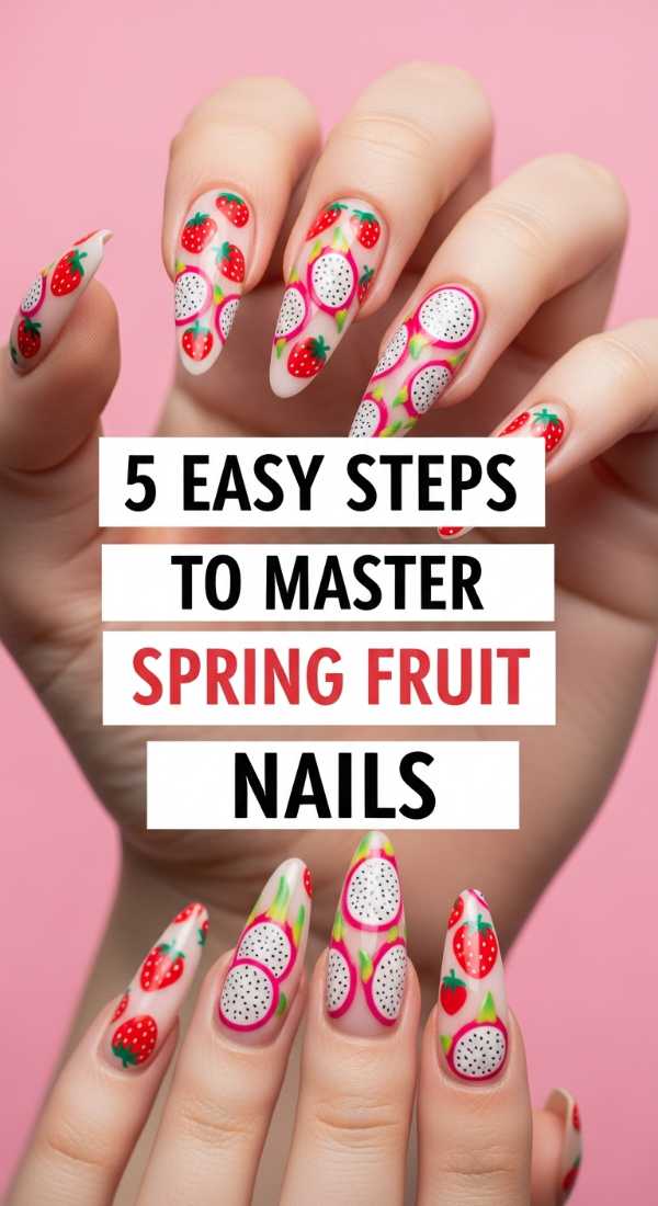 5 Easy Steps To Master Spring Fruit Nails 6a0339ff3183d