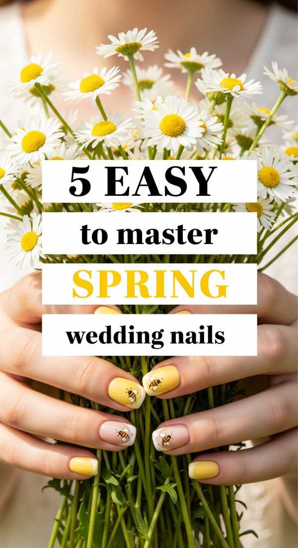 5 Easy Steps To Master Spring Wedding Nails 6a0059eee3fe5
