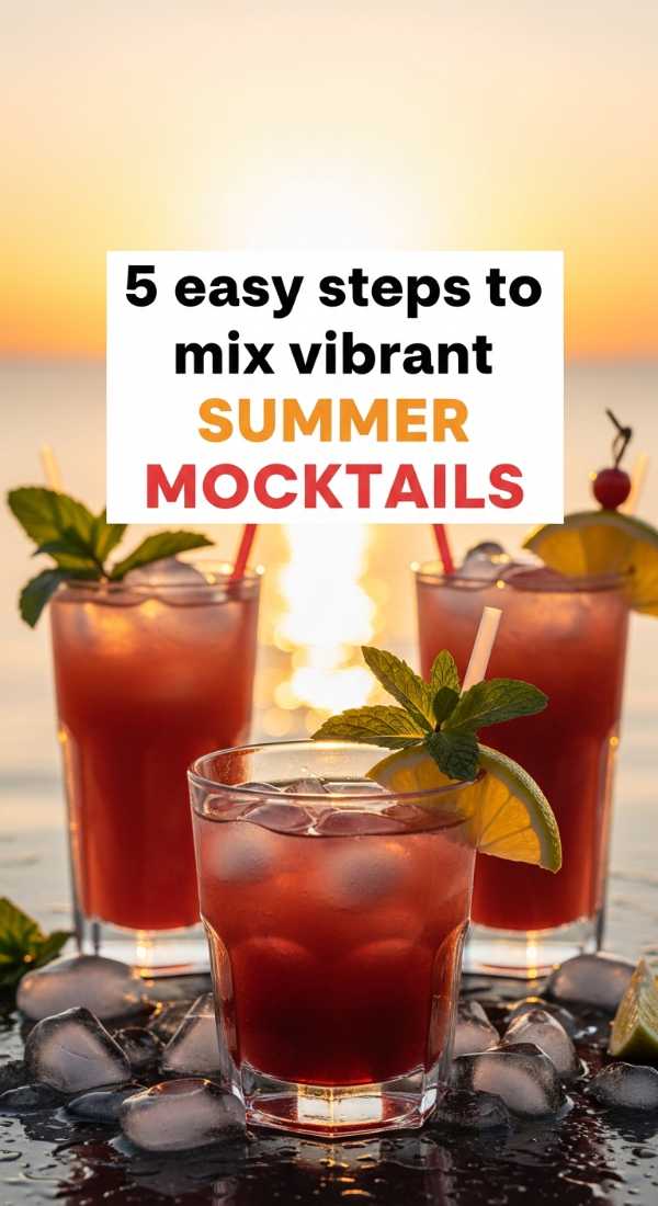 5 Easy Steps To Mix Vibrant Summer Mocktails 6a06c1f5449eb