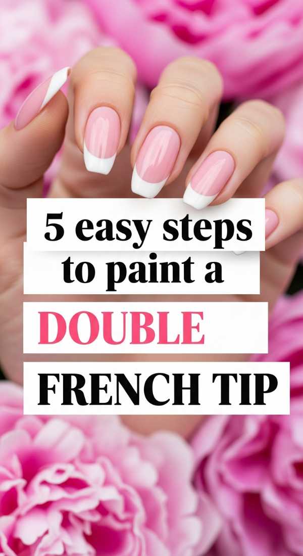 5 Easy Steps To Paint A Double French Tip 6a1a996a9d871