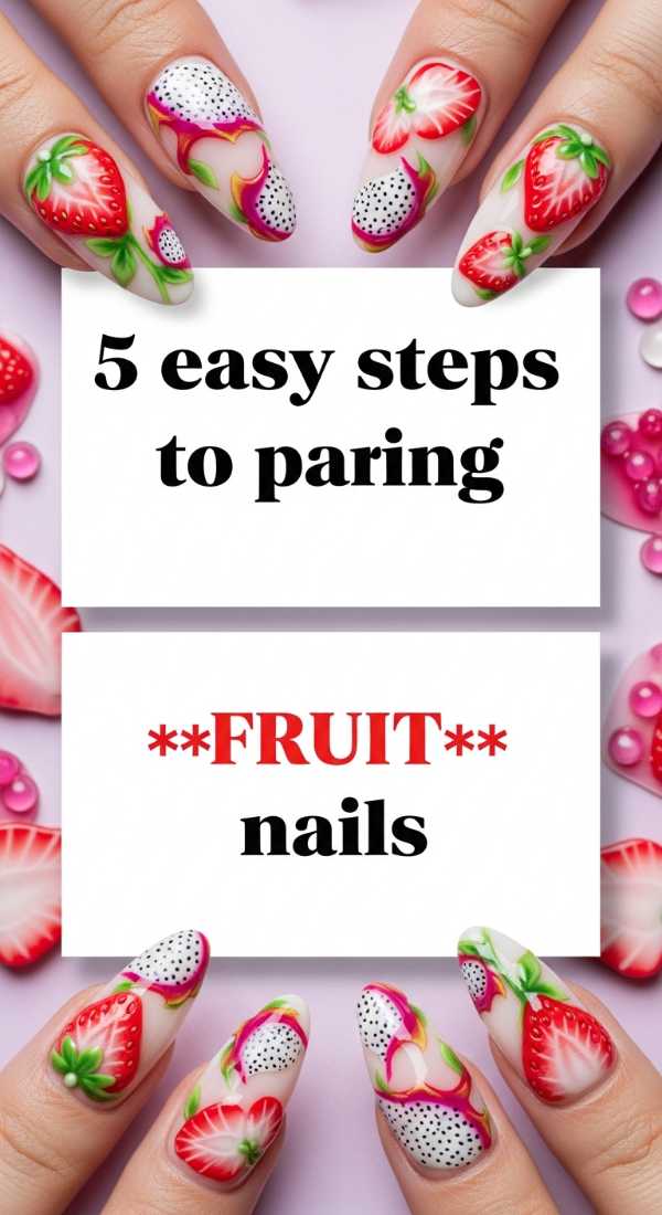 5 Easy Steps To Paint Spring Fruit Nails 69ff5aa6cb6cc