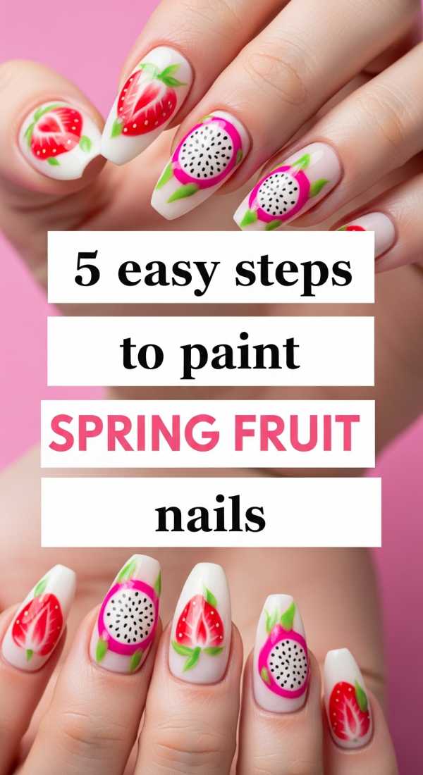 5 Easy Steps To Paint Spring Fruit Nails 6a0331219ef71