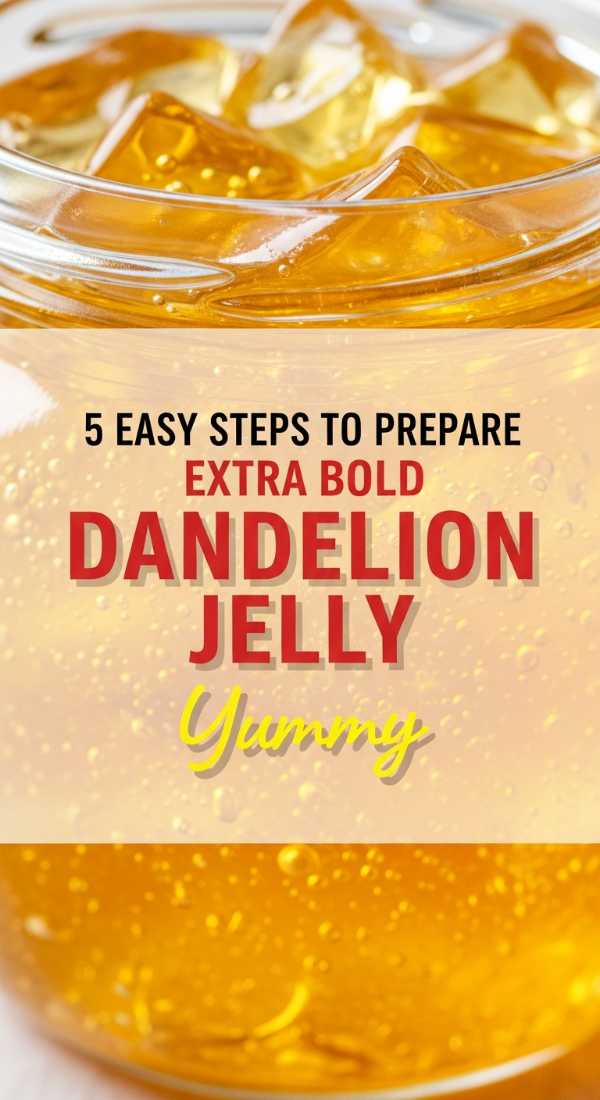5 Easy Steps To Prepare Dandelion Jelly 69f45140e4ecb