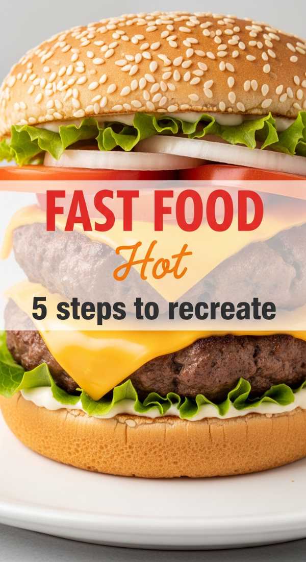 5 Easy Steps To Recreate Healthy Fast Food Burgers 6a044b00d4bbe
