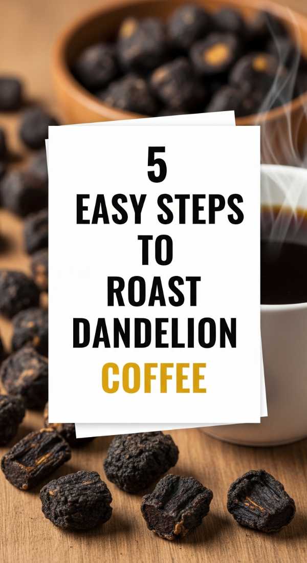 5 Easy Steps To Roast Dandelion Coffee 69fd8887c5be2