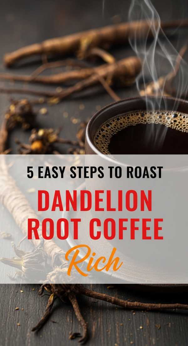 5 Easy Steps To Roast Dandelion Root Coffee 69f45141ac6fd