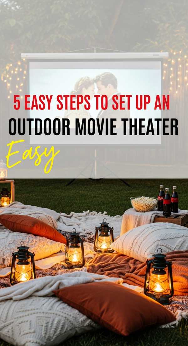 5 Easy Steps To Set Up An Outdoor Movie Theater 6a02130422757