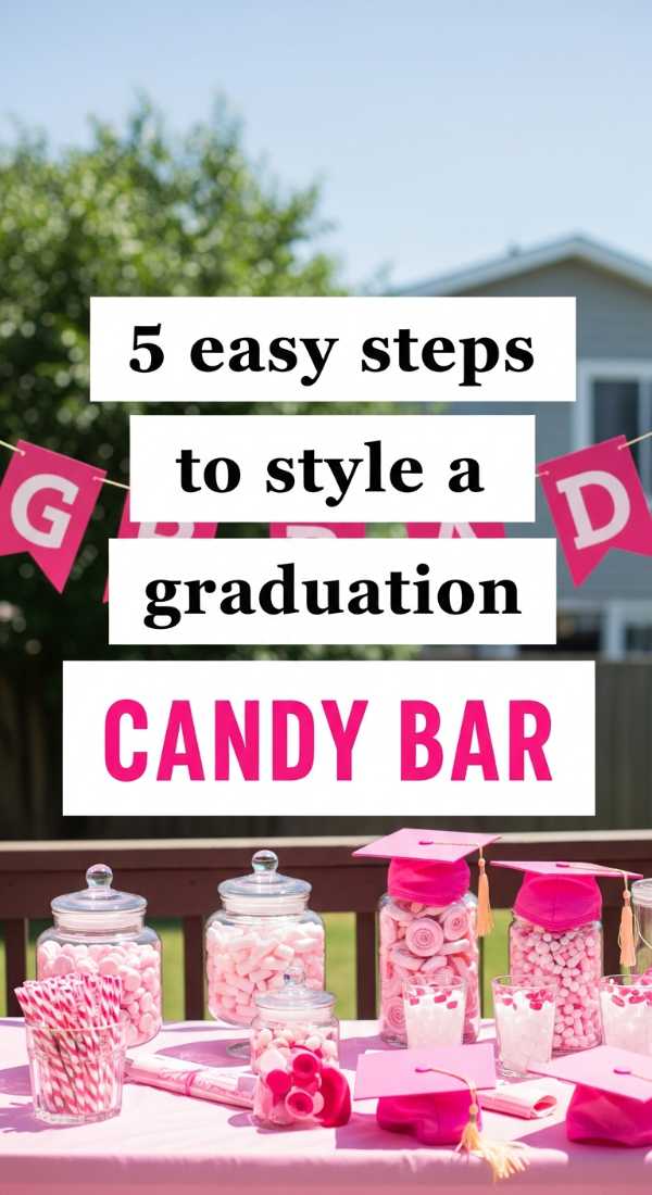 5 Easy Steps To Style A Graduation Candy Bar 6a0deee09d3c7
