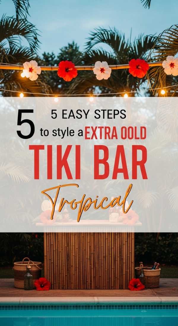5 Easy Steps To Style A Tropical Tiki Bar 69f86e06c4dbc