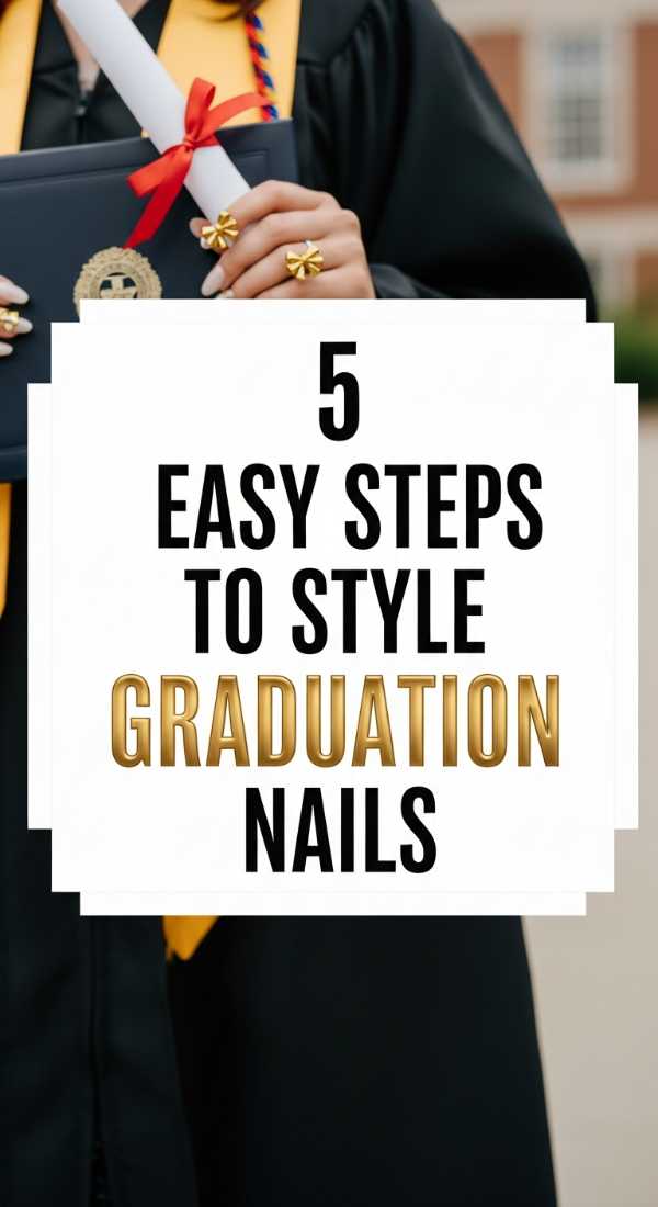 5 Easy Steps To Style Graduation Nails 6a05a146f186c