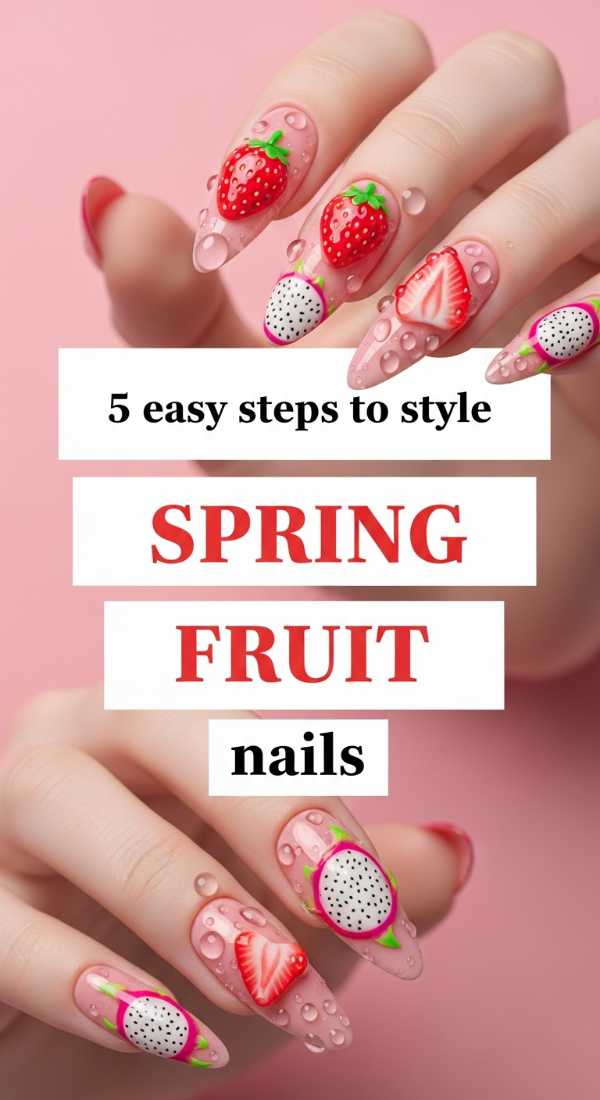 5 Easy Steps To Style Spring Fruit Nails 6a0331287d441