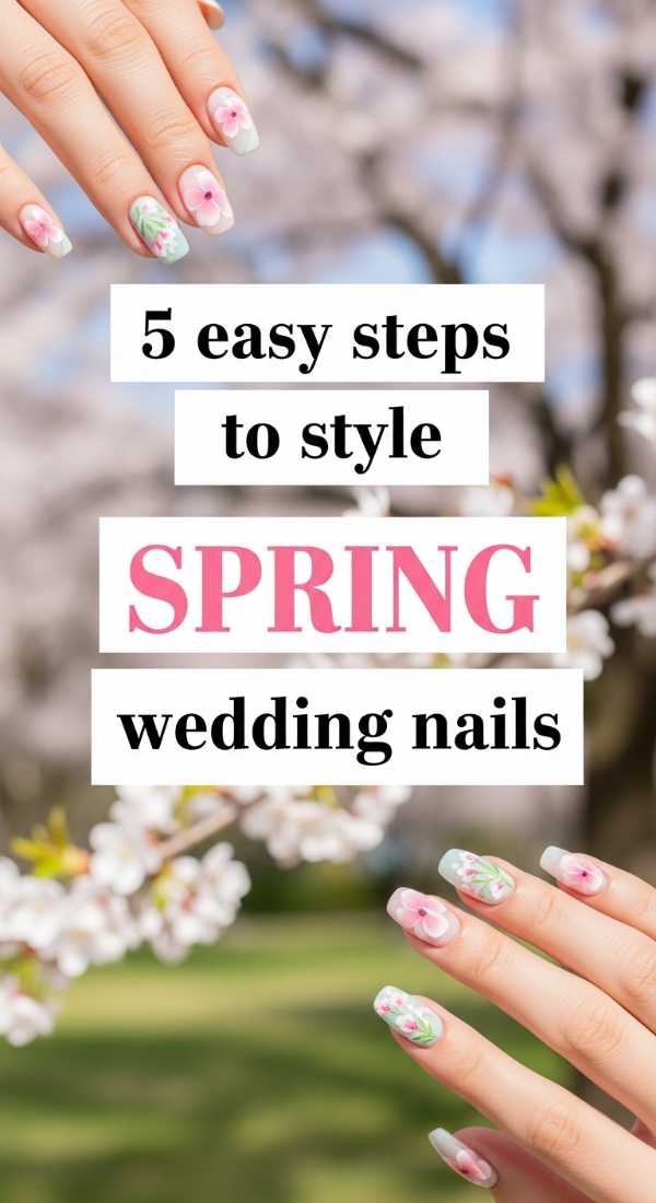 5 Easy Steps To Style Spring Wedding Nails 6a021e6ce6ced