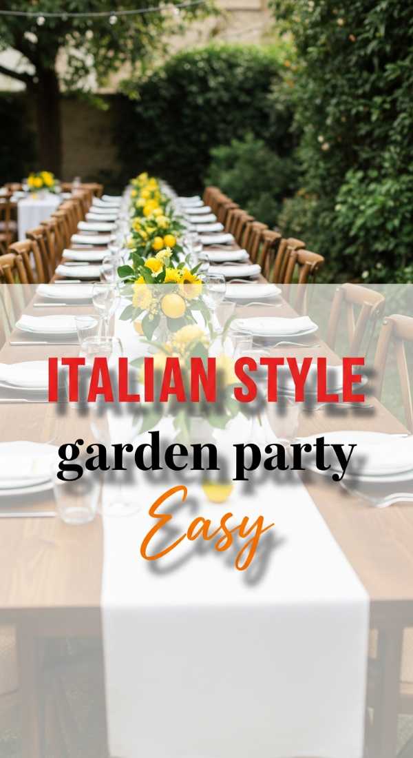 5 Easy Steps To Style Your Italian Garden Party 6a0d9ec6282dd