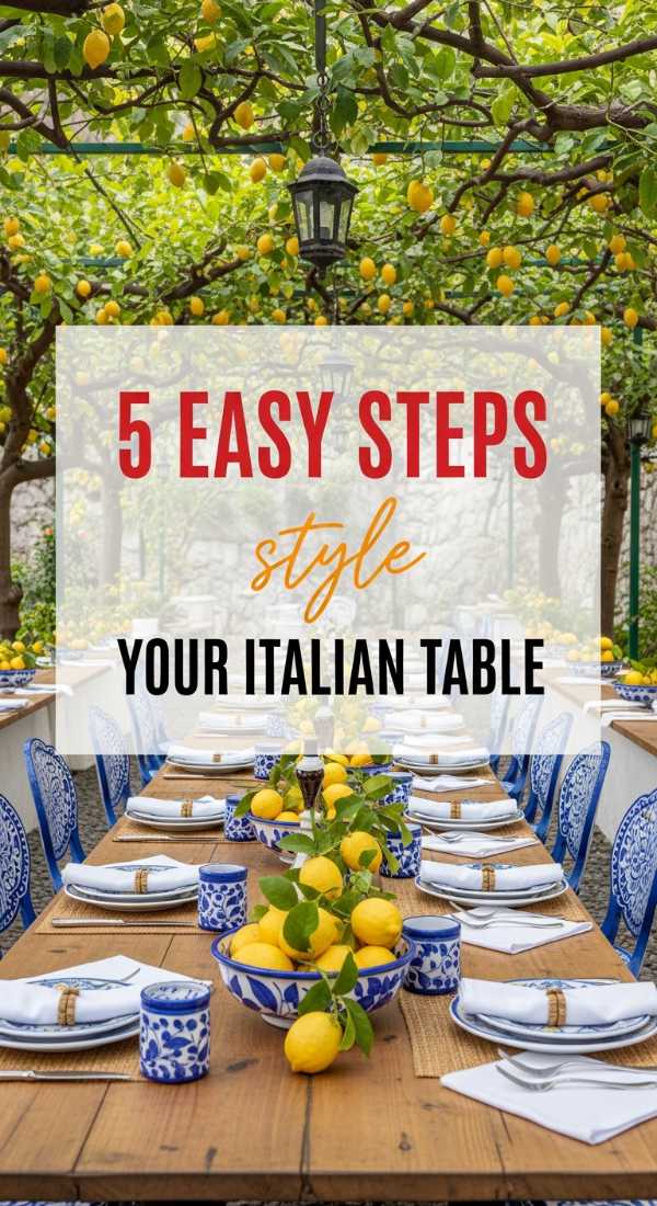 5 Easy Steps To Style Your Italian Table 6a0d9ebfbb0e8