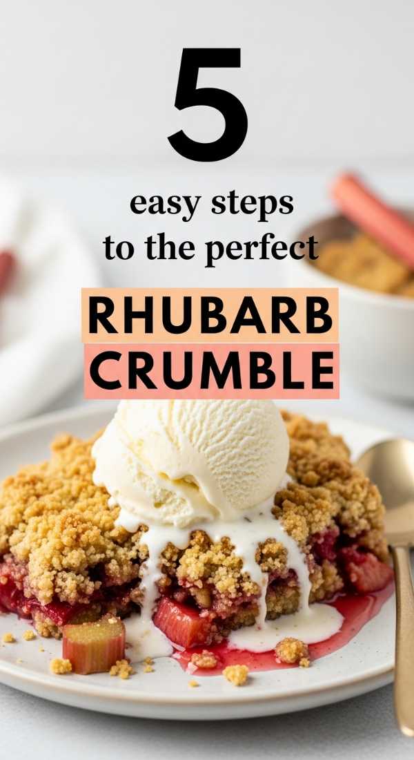 5 Easy Steps To The Perfect Rhubarb Crumble 69f6f4bf7b194