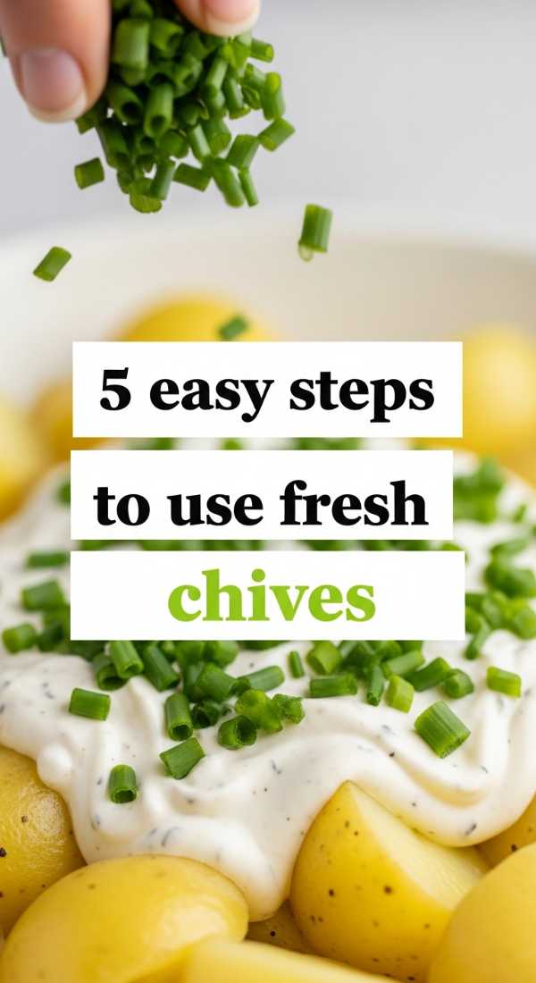 5 Easy Steps To Use Fresh Chives 6a10d091e5444