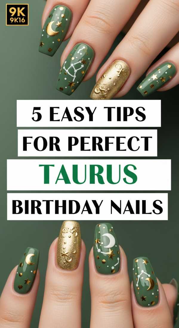 5 Easy Tips For Perfect Taurus Birthday Nails 6a059f711a70a