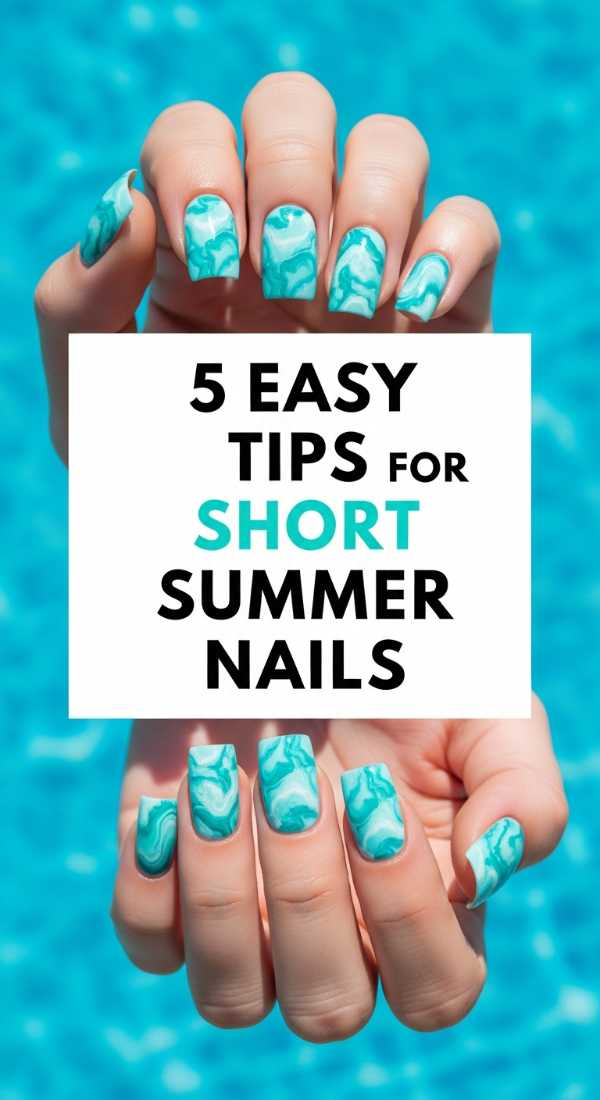 5 Easy Tips For Short Summer Nails 6a0059dd08963