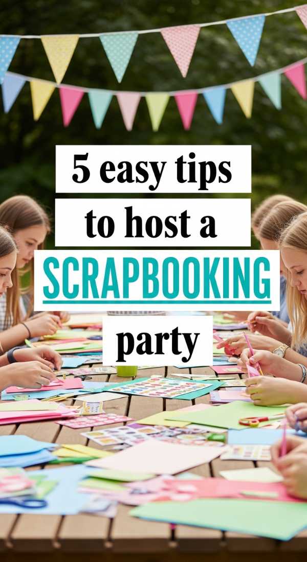 From Backyard to Bliss: How to Plan the Perfect Outdoor Bash 5 Easy Tips To Host A Scrapbooking Party 6a0deef8824a2