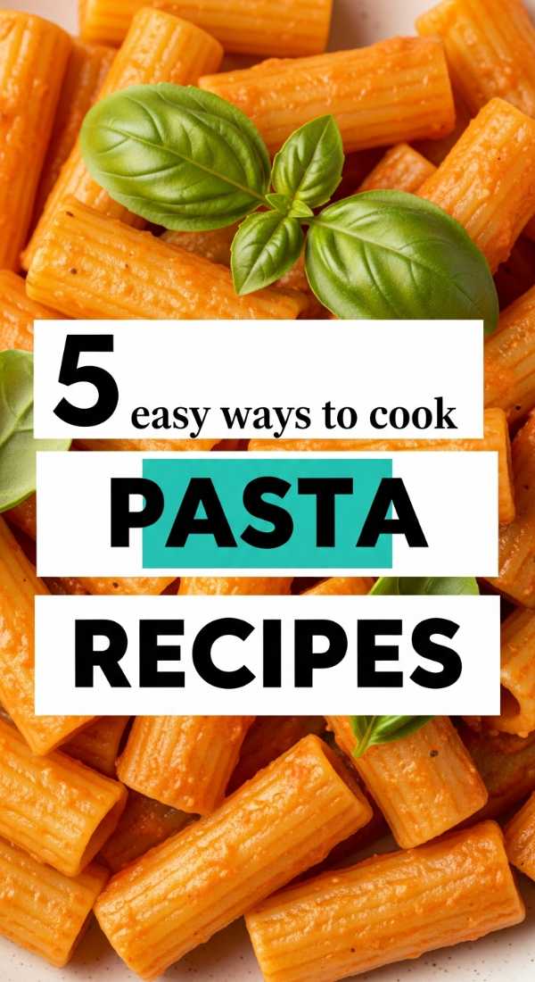 5 Easy Ways To Cook Pasta Recipes 6a14295883ef5