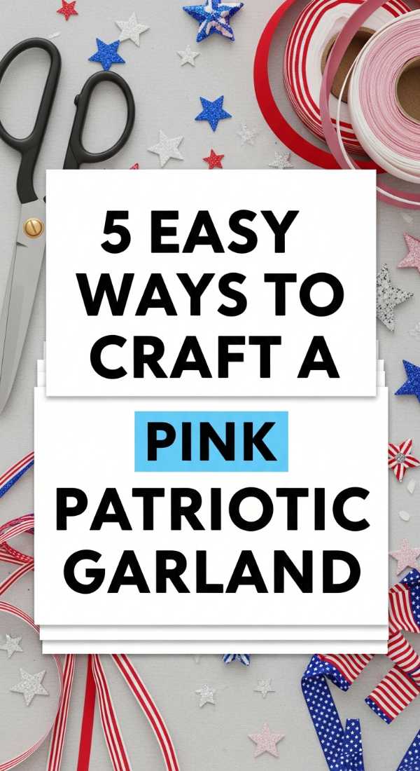 Red, White, and Bloom: Hosting a Dreamy Girly 4th of July Soiree 5 Easy Ways To Craft A Pink Patriotic Garland 6a0de729d1229