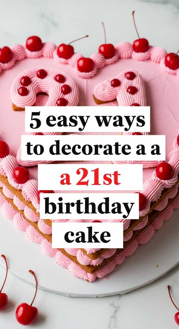 From Guest Lists to Gowns: Your All-in-One Birthday Bash Blueprint 5 Easy Ways To Decorate A 21st Birthday Cake 6a0deedb82426