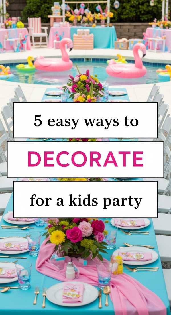 5 Easy Ways To Decorate For A Kids Party 69f8715b625b4