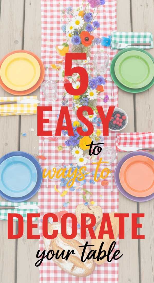 5 Easy Ways To Decorate Your Picnic Table 69fda92c0f3a8