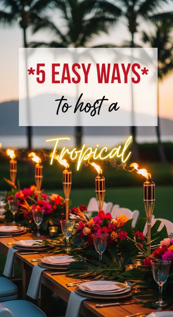 5 Easy Ways To Host A Tropical Luau 6a157c988e542