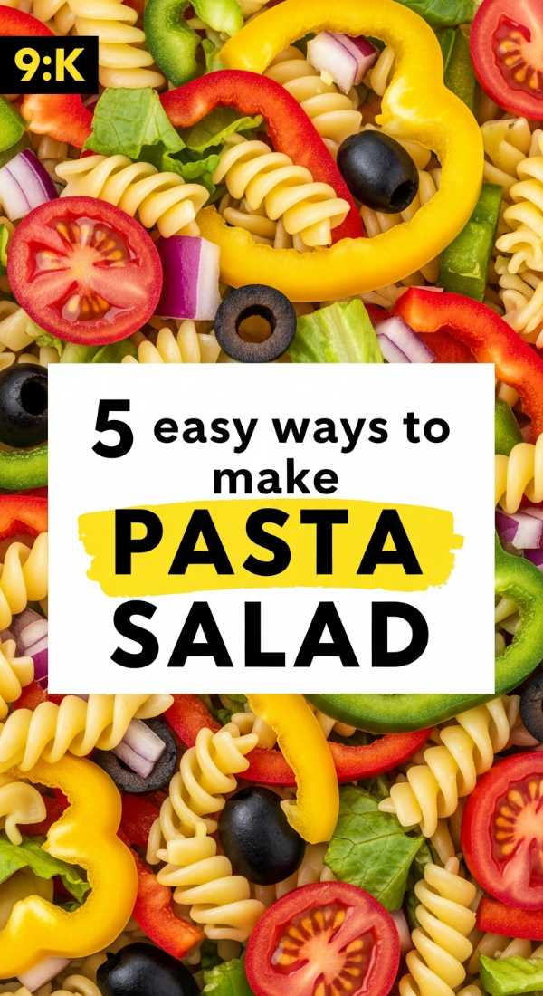5 Easy Ways To Make Pasta Salad 6a06bddf872aa