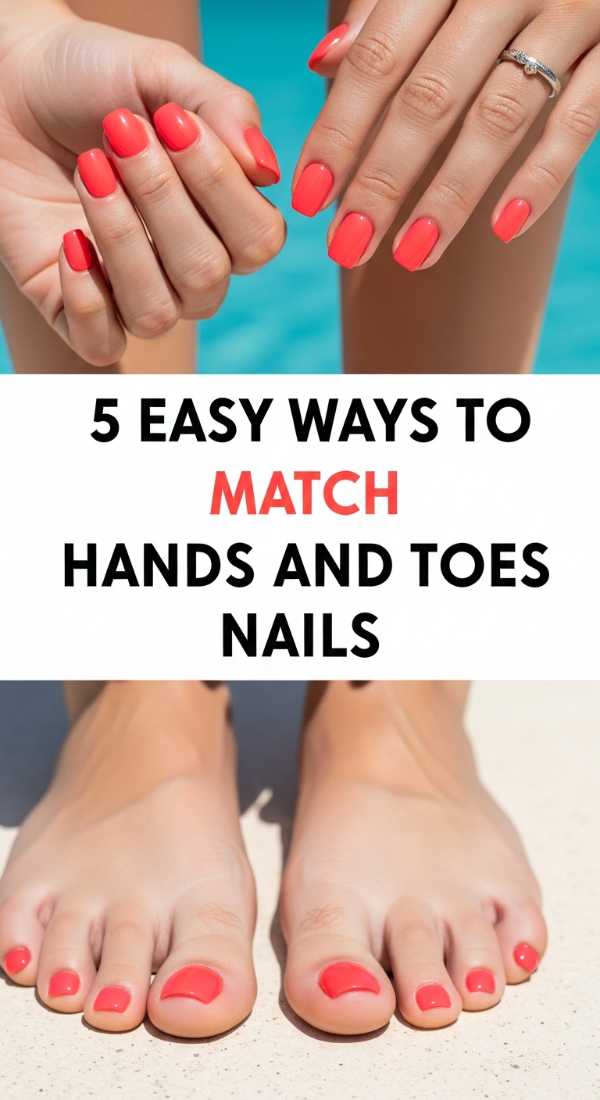 5 Easy Ways To Match Hands And Toes Nails 6a0595b333b32