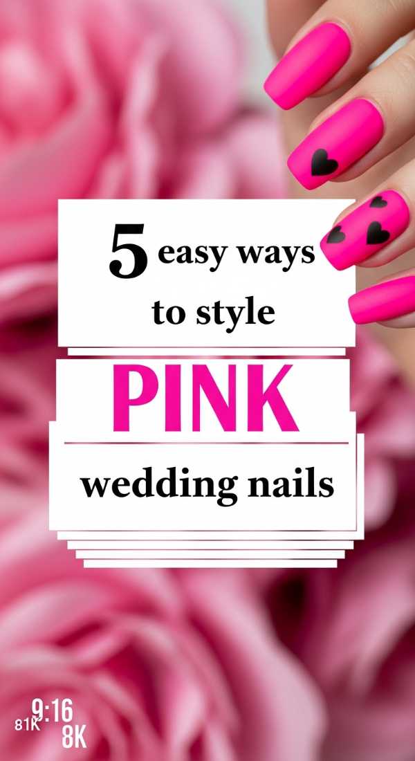 5 Easy Ways To Style Pink Wedding Nails 69f5e2bc9e0ca