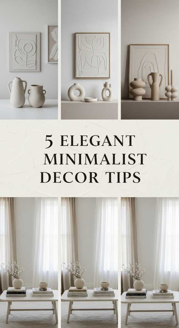The Art of Soft Minimalism: How to Simplify Without Losing the Warmth 5 Elegant Minimalist Decor Tips 6a0e9eefc5ffe