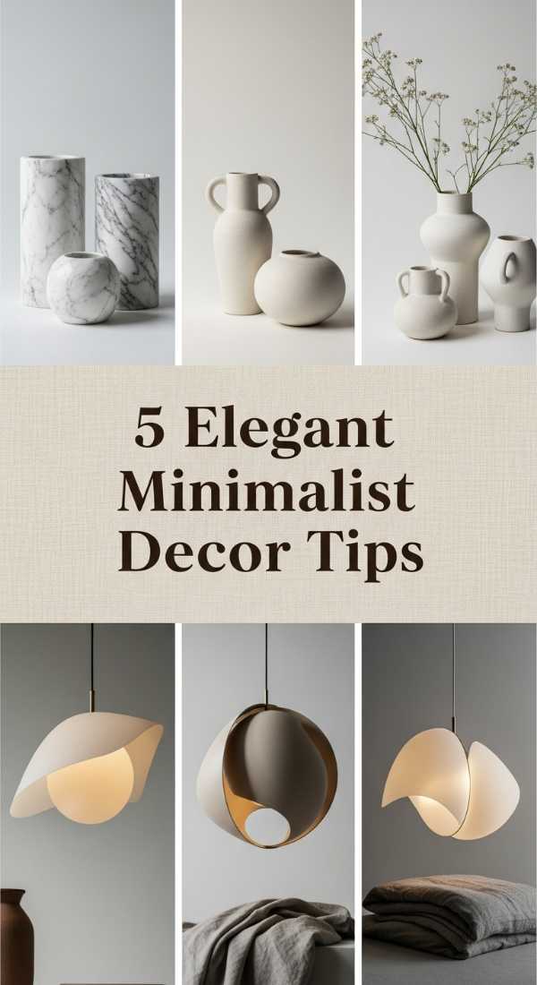 The Art of Soft Minimalism: Where High-End Design Meets Home Comfort 5 Elegant Minimalist Decor Tips 6a0ea91ad572a