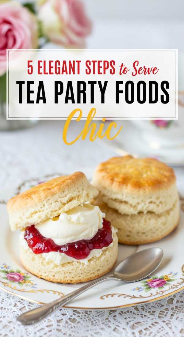 5 Elegant Steps To Serve Tea Party Foods 6a045a88f15fa