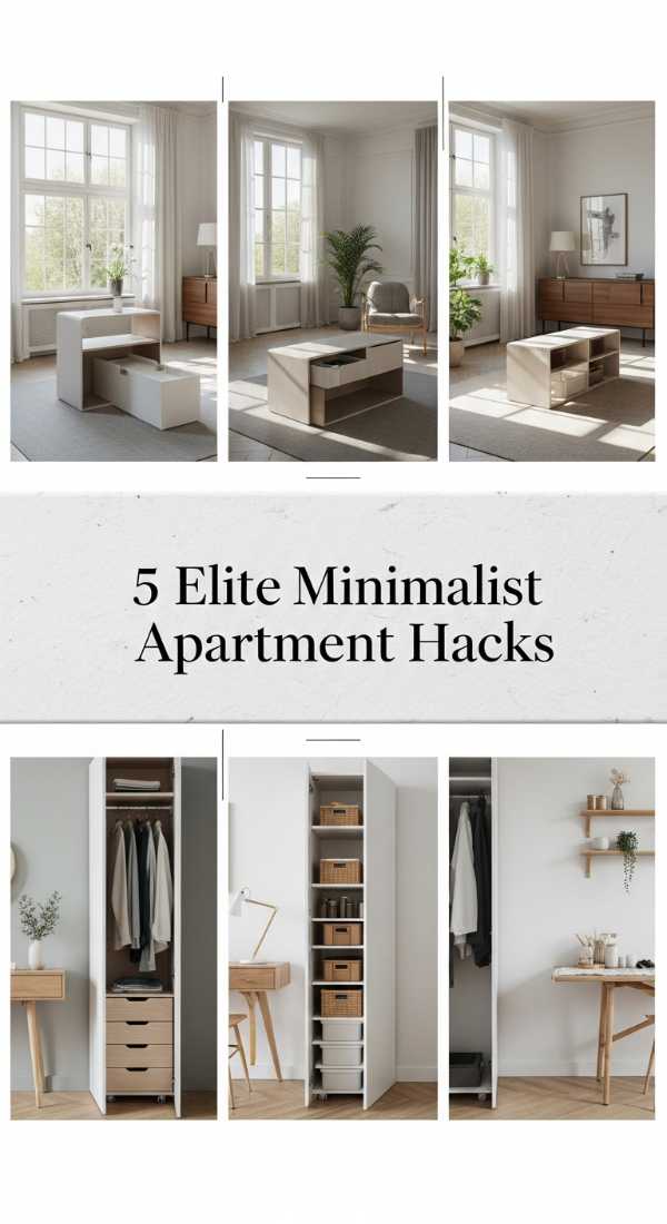 5 Elite Minimalist Apartment Hacks 6a0ea1357c182