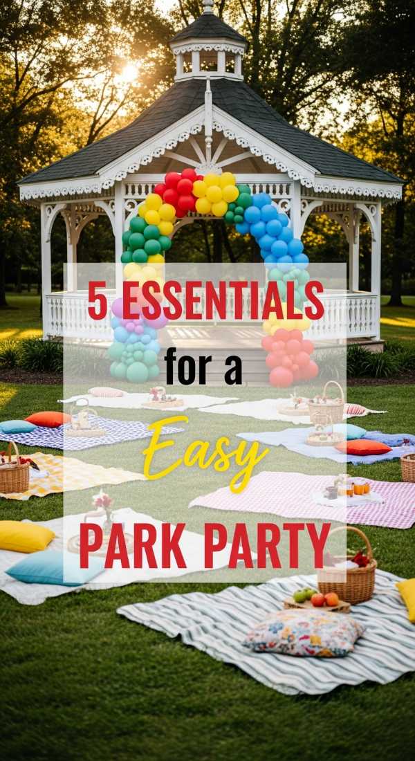5 Essentials For A Park Shelter Birthday Party 69fc2adedf6f9