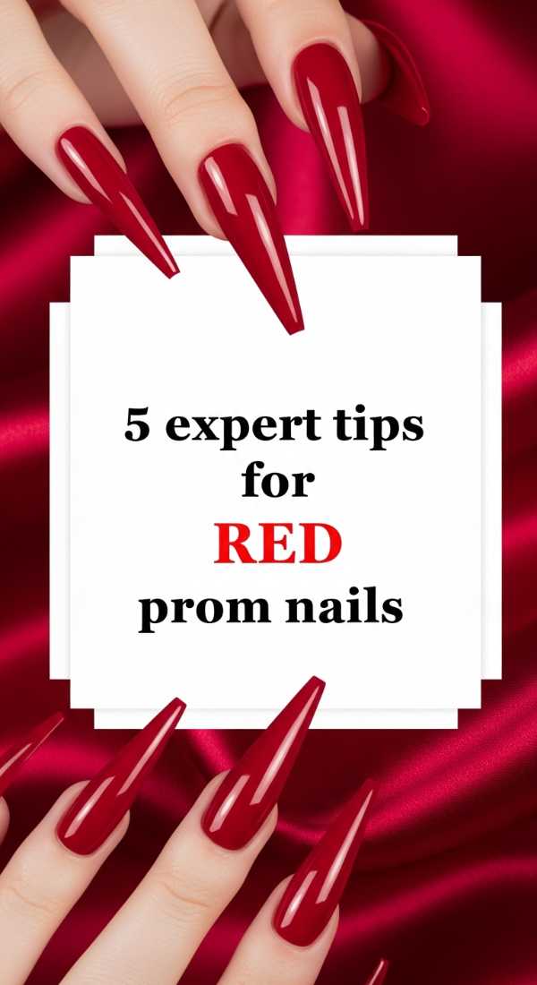5 Expert Tips For Red Prom Nails 6a033a1537f56