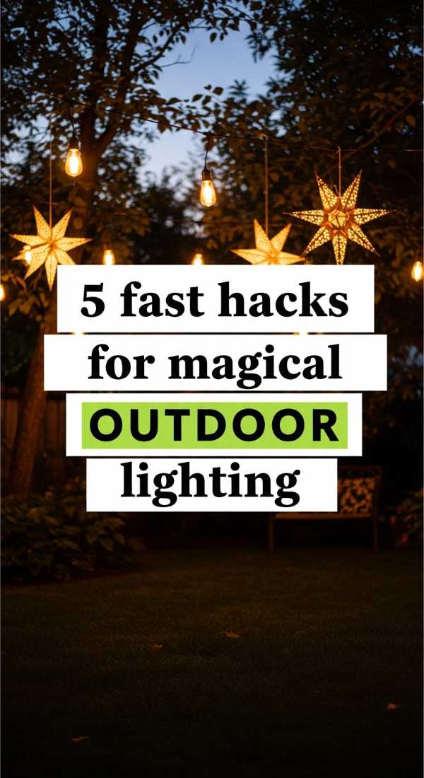 From Backyard to Bliss: How to Plan the Perfect Outdoor Bash 5 Fast Hacks For Magical Outdoor Lighting 6a0deef9ee979