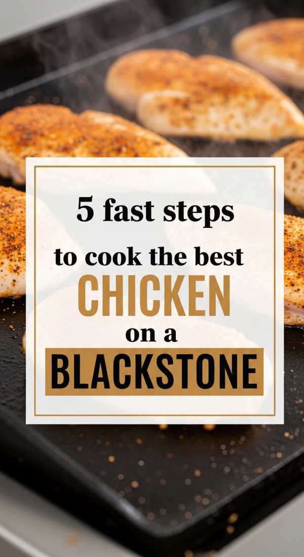 5 Fast Steps To Cook The Best Chicken On A Blackstone 6a06c53456835