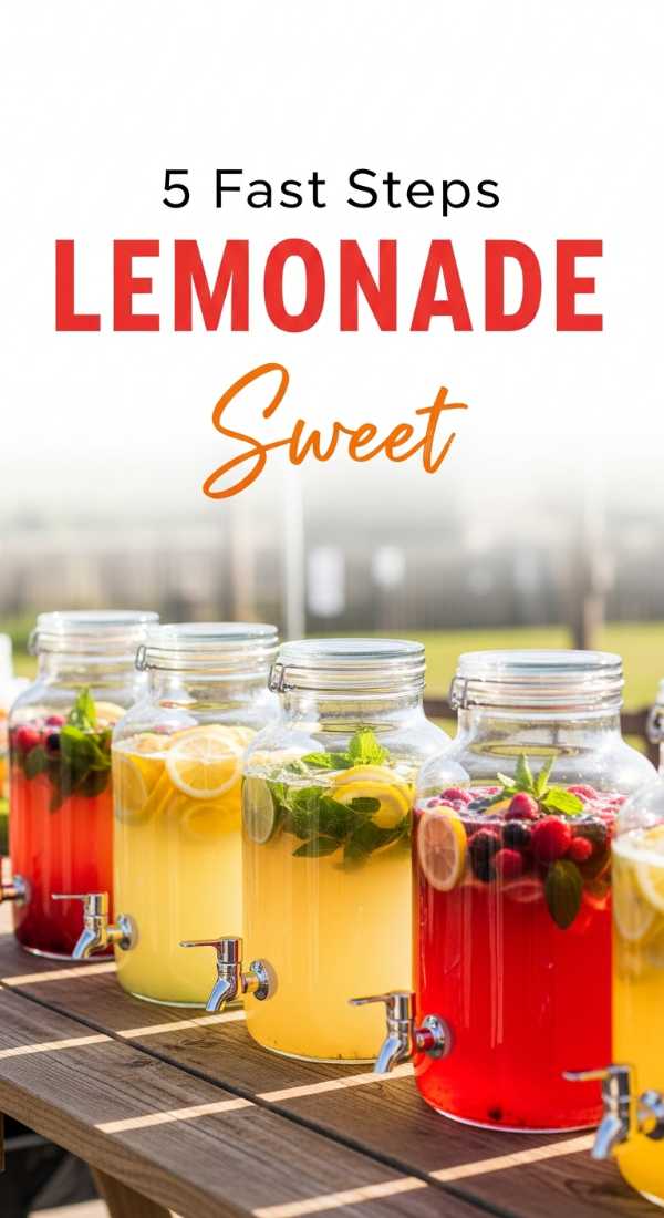 Al Fresco Magic: Unforgettable Ideas for Your Next Outdoor Bash 5 Fast Steps To Create A Lemonade Drink Station 6a0031ca99c3e