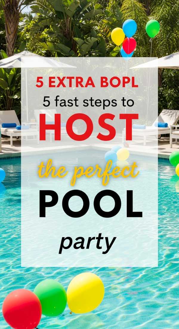 The Art of the Open-Air Bash: Everything You Need to Know 5 Fast Steps To Host The Perfect Pool Party 6a157c89c9165