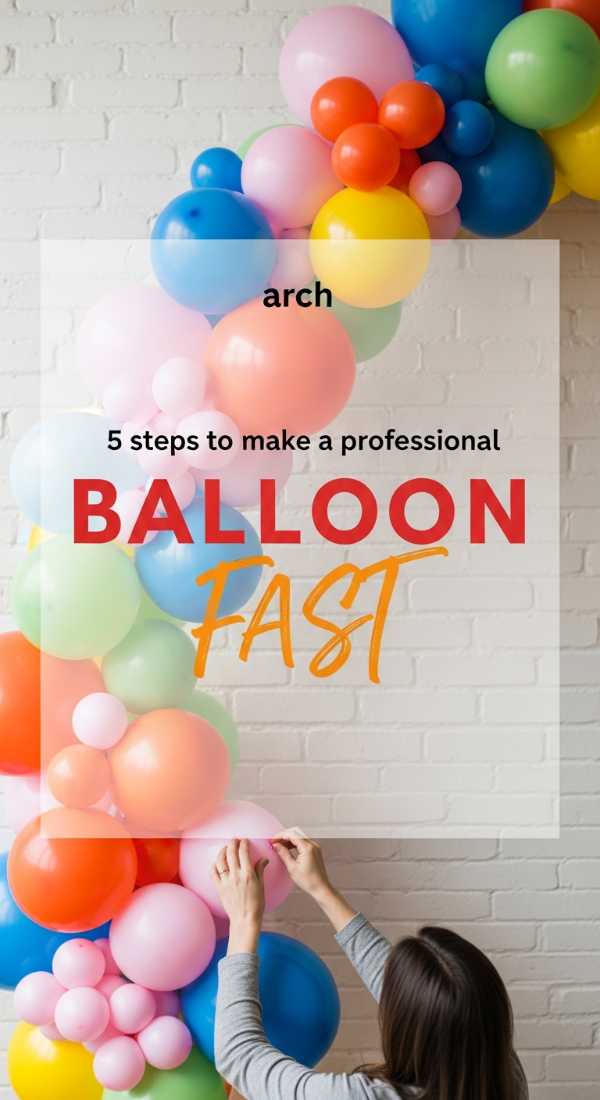 5 Fast Steps To Make A Professional Balloon Arch 6a002e3da3925