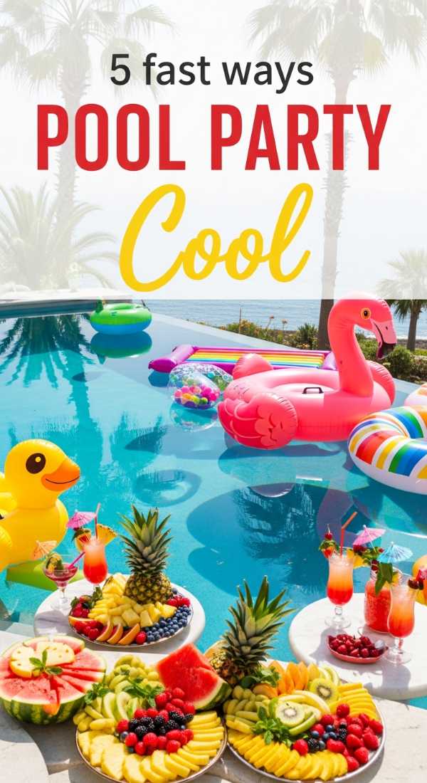 5 Fast Ways To Prep Your Pool Party 6a056f8137214